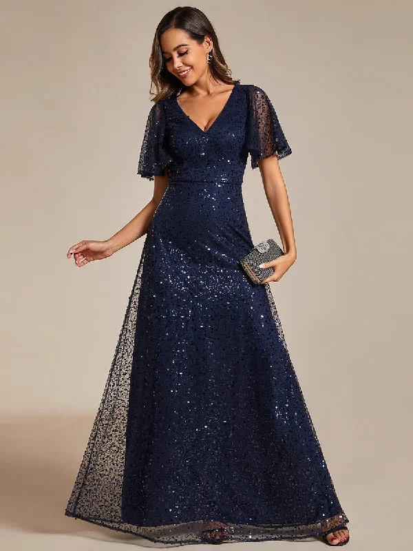 Glittery A-Line Dress