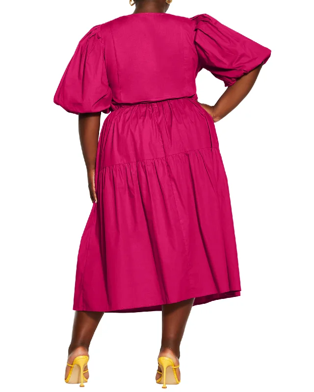 Vienna Dress | Magenta