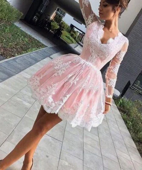 long sleeves homecoming dresses,v-neck homecoming dresses,short homecoming dresses cg3677 long sleeves homecoming dresses,v-neck homecoming dresses,short homecoming dresses cg3677