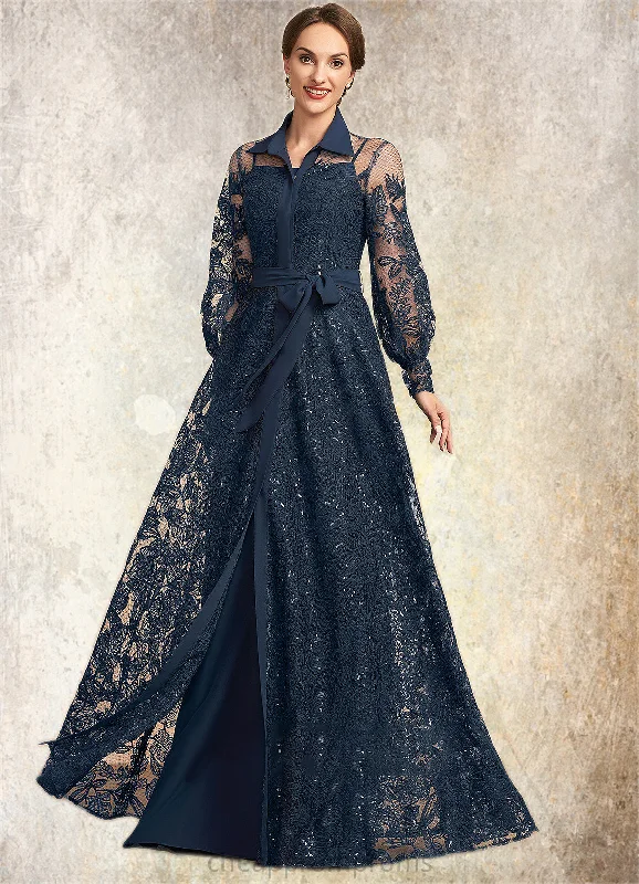 Gianna A-Line Square Neckline Floor-Length Chiffon Mother of the Bride Dress STI126P0014818 Gianna A-Line Square Neckline Floor-Length Chiffon Mother of the Bride Dress STI126P0014818