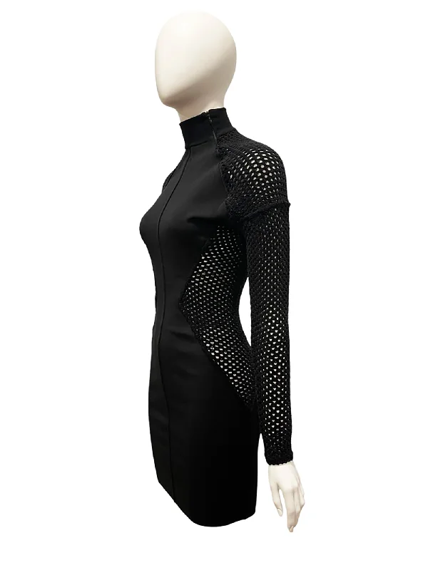 F/W 1991 Azzedine Alaia Dress with Sheer Sides