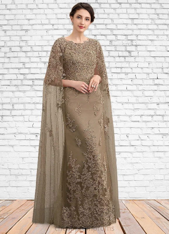 Hannah Sheath/Column Scoop Neck Floor-Length Lace Mother of the Bride Dress STI126P0014815 Hannah Sheath/Column Scoop Neck Floor-Length Lace Mother of the Bride Dress STI126P0014815
