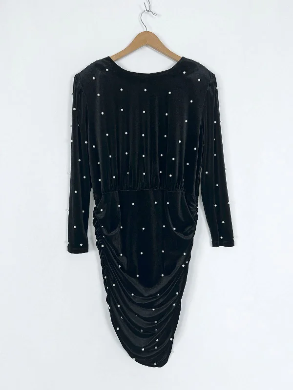 eloquii Size 18 Black Pearls Dress NWT