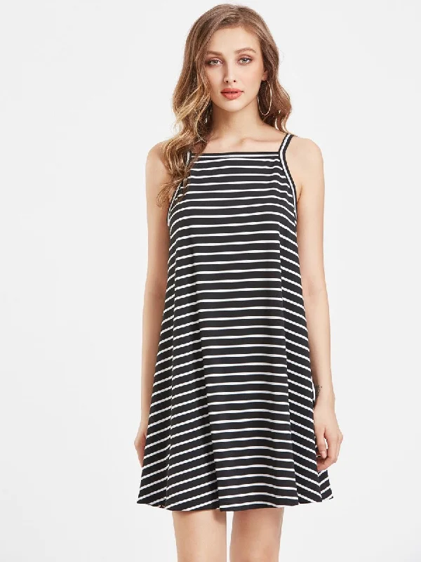 Striped Swing Cami Dress