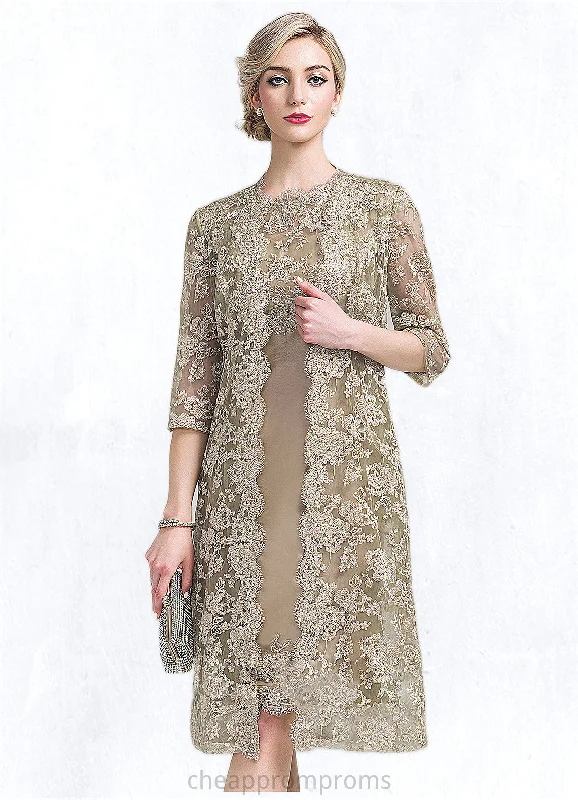Miley Sheath/Column Scoop Neck Knee-Length Taffeta Mother of the Bride Dress STI126P0014808 Miley Sheath/Column Scoop Neck Knee-Length Taffeta Mother of the Bride Dress STI126P0014808