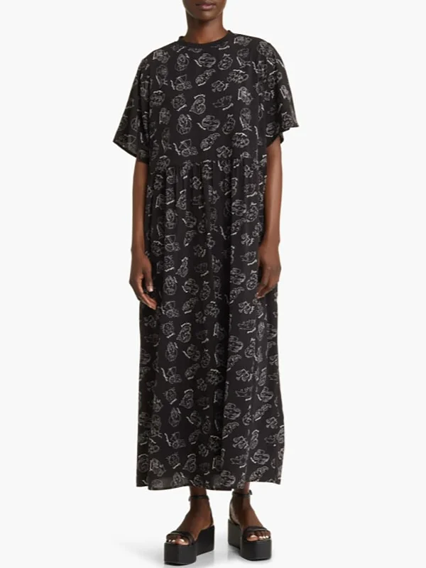 Dressed in Lala Size XL (18/20) Black & White Zodiac Dress NWOT