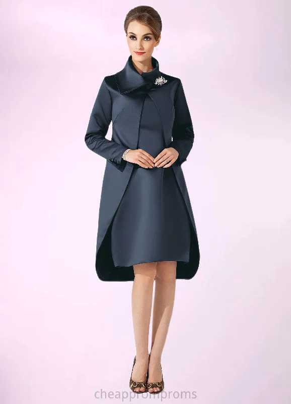 Annabella Sheath/Column Scoop Neck Knee-Length Satin Mother of the Bride Dress STI126P0014812 Annabella Sheath/Column Scoop Neck Knee-Length Satin Mother of the Bride Dress STI126P0014812