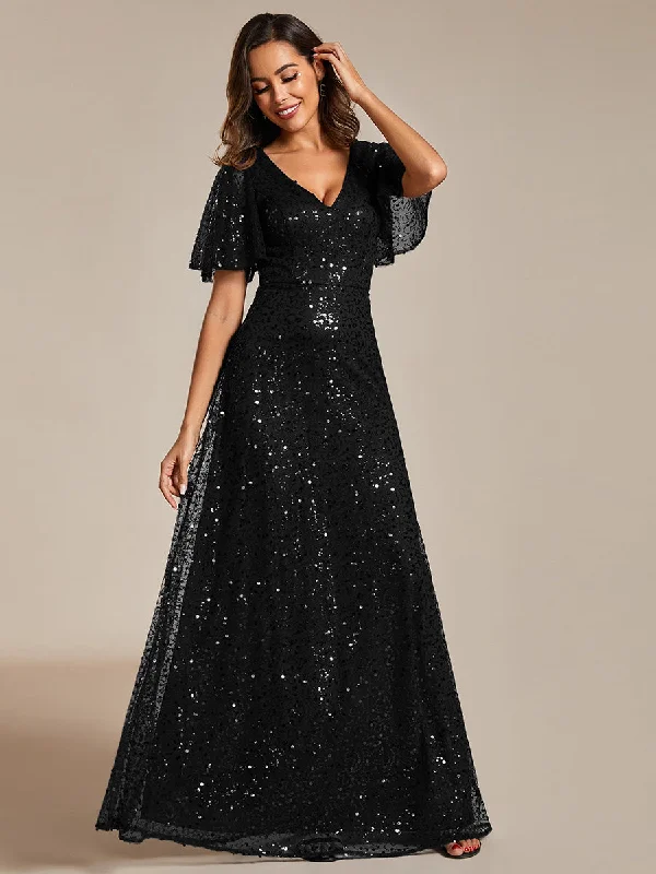 Sequin Evening Dress
