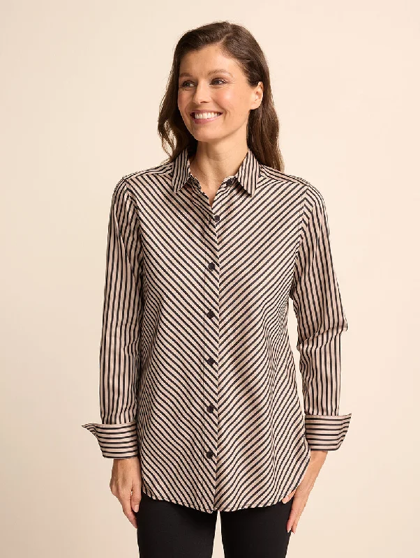 Charlese Shirt Trendy Ruffled Short Sleeve