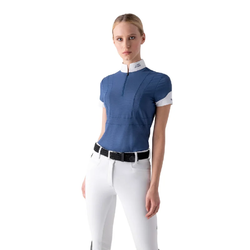 Equiline Colid Ladies Shirt Stylish Crew Neck Shirt