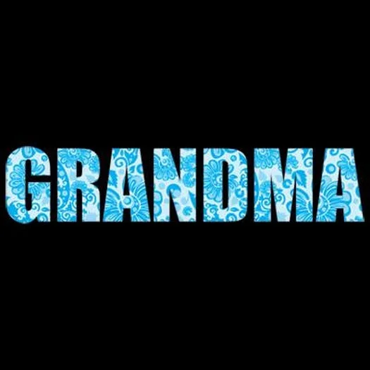 Grandma - Blue T Shirt Trendy Ruffled Short Sleeve