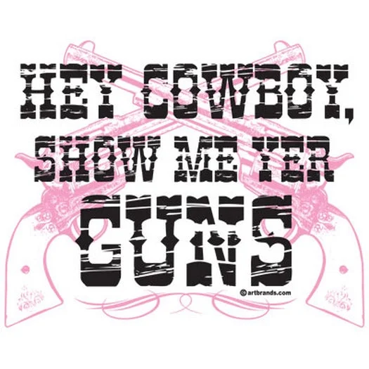 Hey Cowboy - Guns  T Shirt Comfortable Summer Short Shirt