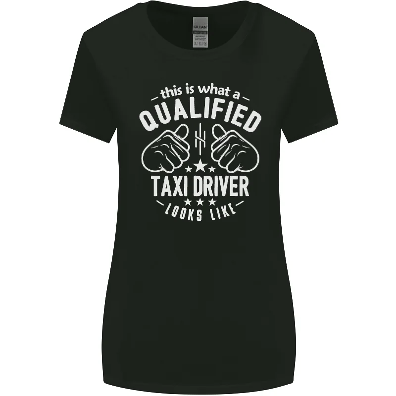 A Qualified Taxi Driver Looks Like Womens Wider Cut T-Shirt Oversized T-Shirt Spandex breathable