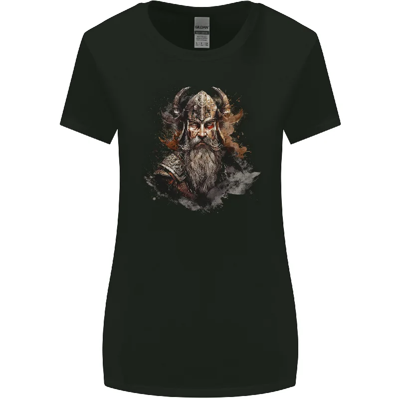 A Realistic Viking Warrior Womens Wider Cut T-Shirt Oversized T-Shirt Spandex breathable