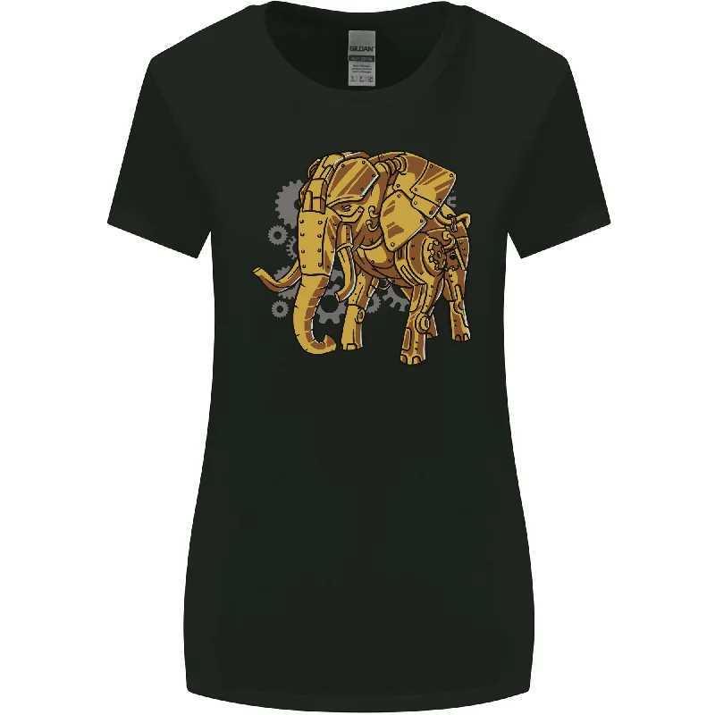 A Steampunk Elephant Womens Wider Cut T-Shirt Modern Contemporary Chic