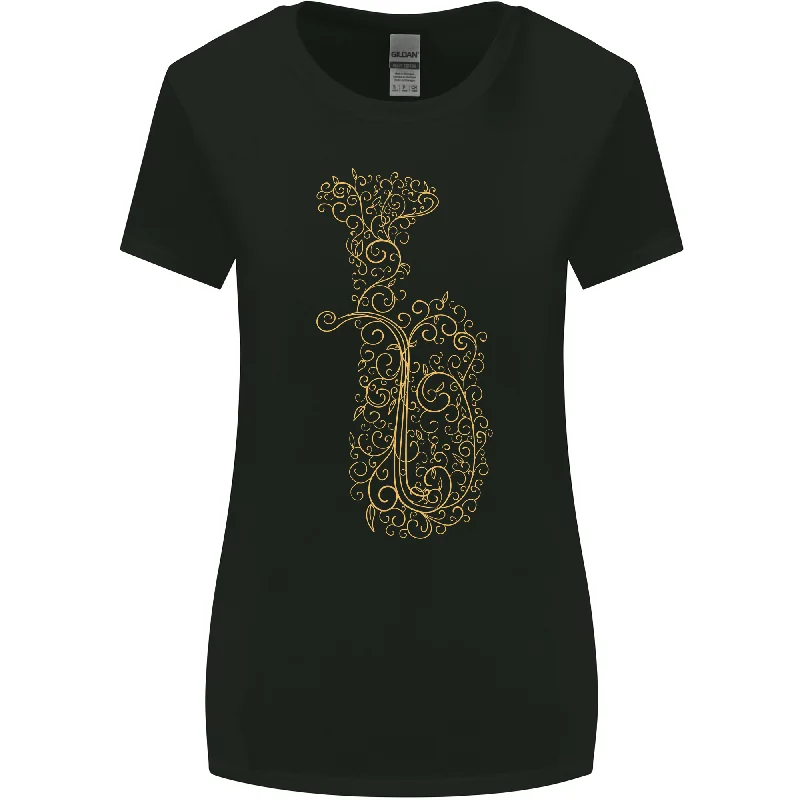 A Tuba Musical Instruments Brass Band Womens Wider Cut T-Shirt Zippered Buttoned Snapped A Tuba Musical Instruments Brass Band Womens Wider Cut T-Shirt Zippered Buttoned Snapped