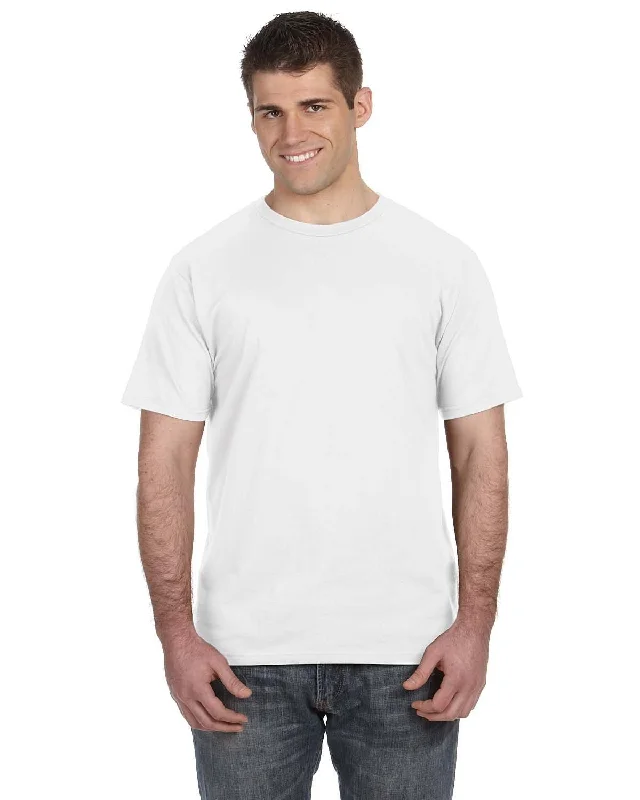 Anvil Fashion Fit T-Shirt | White Elasticated Padded Insulated