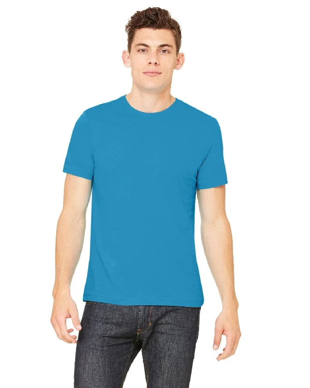 Bella+Canvas Unisex T-Shirt | Aqua Terry Blend Velvet Blend Canvas Blend