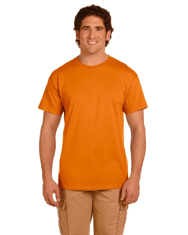 Fruit of the Loom 100% Cotton T-Shirt | Tennessee Orange Satin Blend Silk Blend Wool Blend