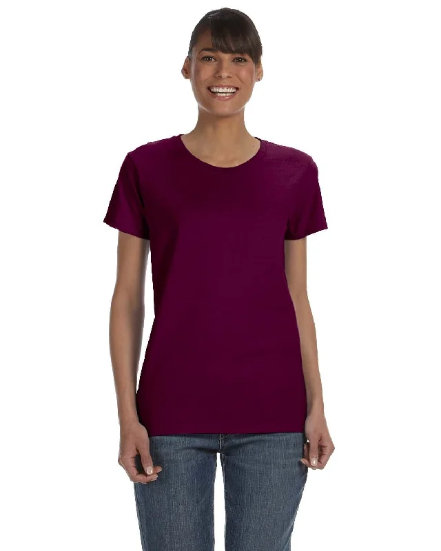 Gildan Ladies Lightweight 100% Cotton T-Shirt | Maroon Lace Blend Ribbed Blend Corduroy Blend Gildan Ladies Lightweight 100% Cotton T-Shirt | Maroon Lace Blend Ribbed Blend Corduroy Blend