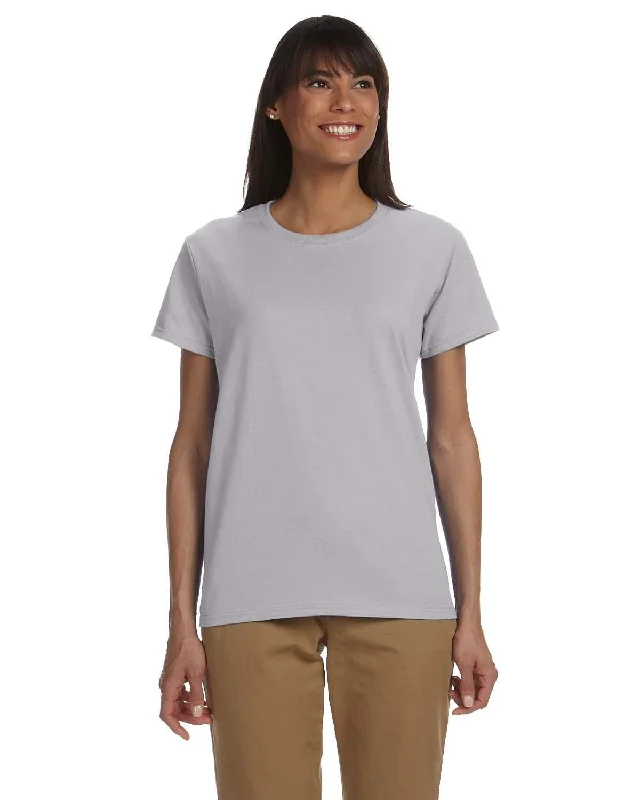 Gildan Ladies Ultra Cotton Heavyweight T-Shirt | Sport Grey Fashionable Trendy Casual