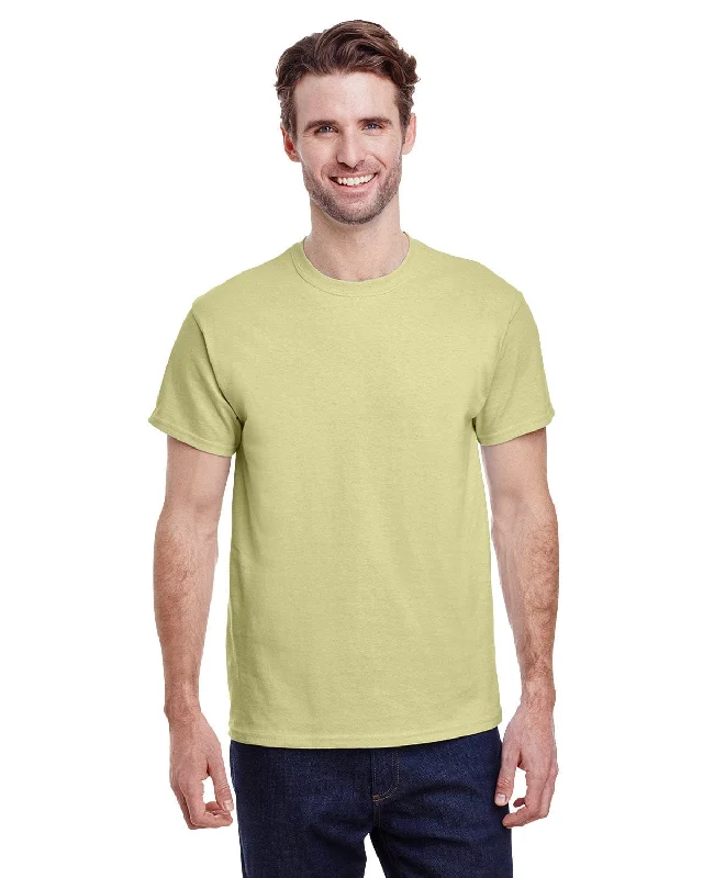 Gildan Ultra Cotton Heavyweight T-Shirt | Pistachio V-Neck T-Shirt Long Sleeve Cotton