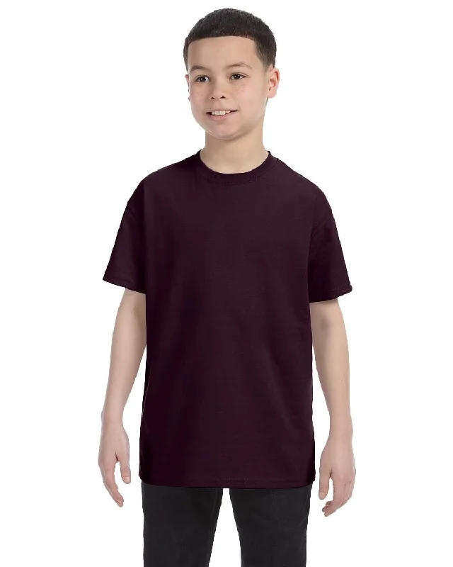 Gildan Youth Lightweight 100% Cotton T-Shirt | Dark Chocolate Chenille Blend Fleece Blend Nylon Blend