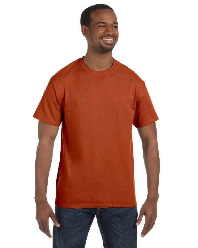 Jerzees Heavyweight 50/50 T-Shirt | T.orange Collared T-Shirt Boat Neck A-Line