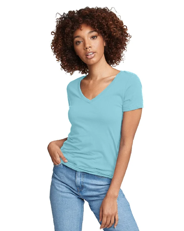 Next Level Ladies Ideal V-Neck Tee | Tahiti Blue Mesh Fabric Canvas Fabric Denim Fabric Next Level Ladies Ideal V-Neck Tee | Tahiti Blue Mesh Fabric Canvas Fabric Denim Fabric