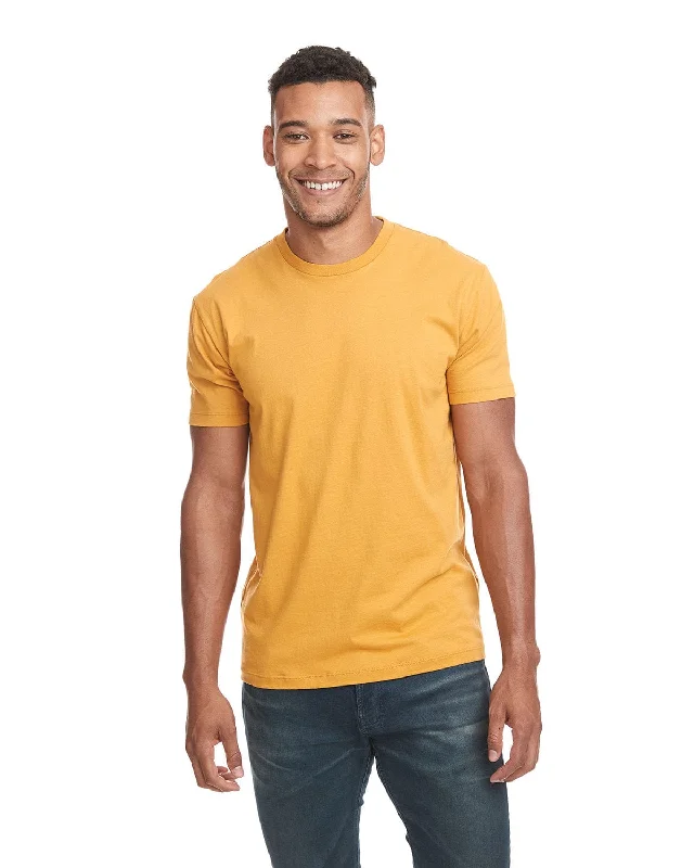 Next Level Unisex Short Sleeve T-Shirt | Antique Gold Oversized T-Shirt Spandex breathable