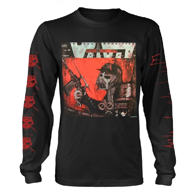 Voivod Unisex Long Sleeved T-shirt: War & Pain Ribbed T-Shirt High Neck Heavyweight