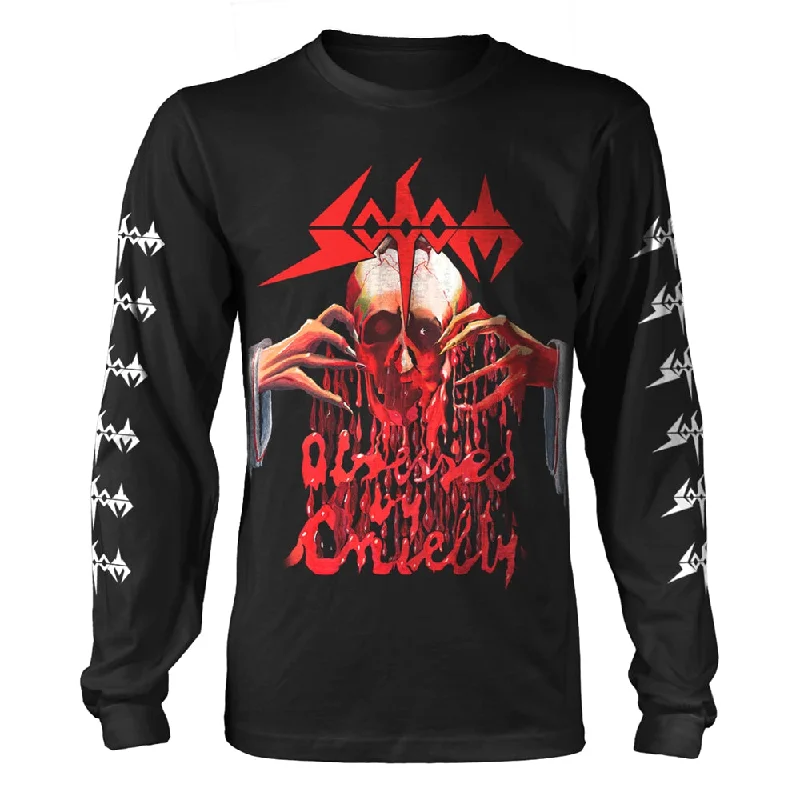 Sodom Unisex Long Sleeved T-shirt: Obsessed By Cruelty Fashionable Trendy Casual