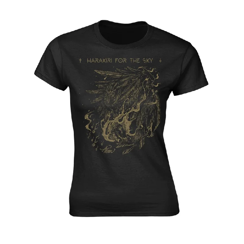 Harakiri For The Sky Ladies T-shirt: Arson Gold Layered Multi-layer Single Layer