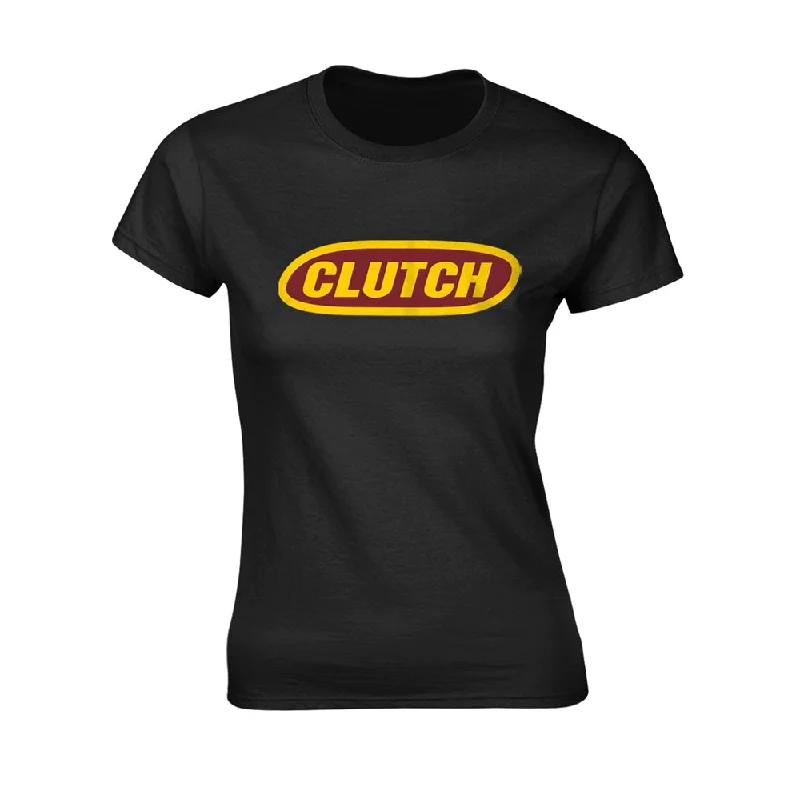 Clutch Ladies T-shirt: Classic Logo Boxy Fit Fitted Loose