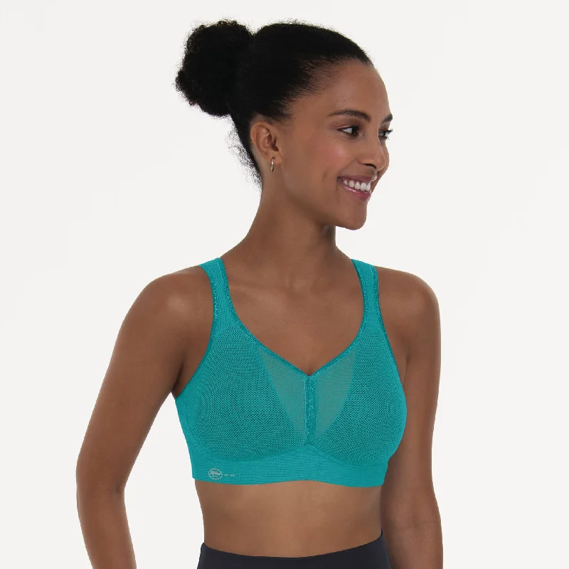 Anita Air Control Sports Bra in Peacock (#5544) Adjustable Back Bra