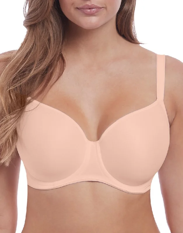 Freya Fancies Underwire Molded Balcony Bra, Natural Beige Seamless Push-Up Bra