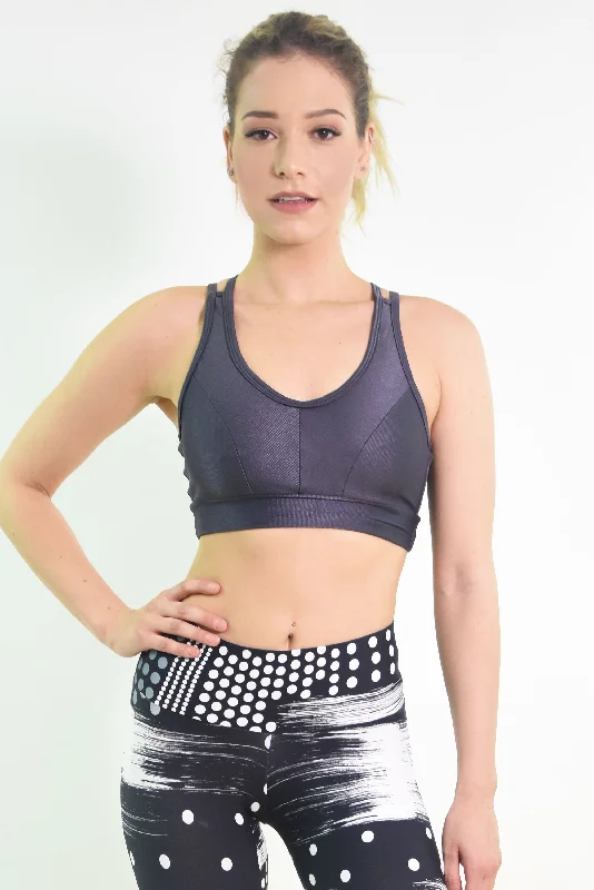 Leme Bra - Wonder Grey High Support Sports Bra