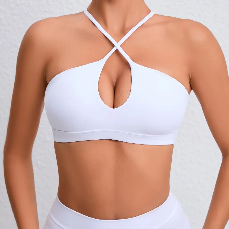 New HyperFlex Criss Cross Sports Bra Comfortable Lounge Bra