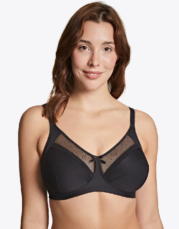 Royce Charlotte Comfort Bra Black Smooth Push-Up Bra