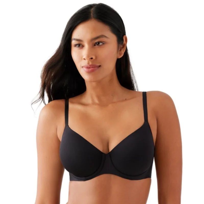 Wacoal Sleek Standard Bra Black Elegant Cotton Bra