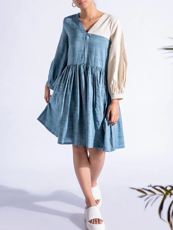 Tomorrow  Midi Dress Blue Cozy Wide Strap Midi Dress