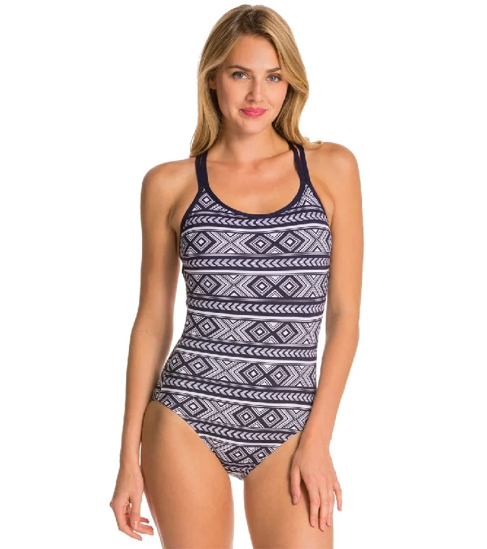 Carve Designs Beacon One Piece Swimsuit Anchor Bali Ruched Swimwear Set