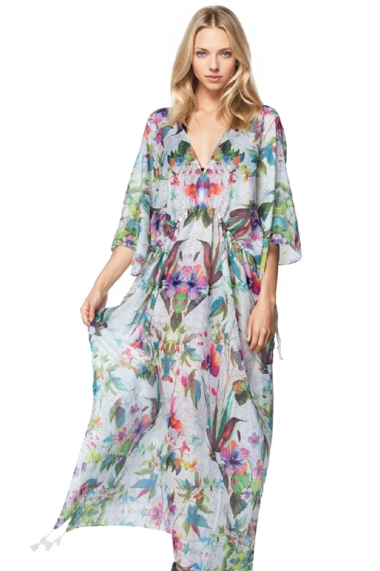 Aloha Paradise Poolside Maxi Dress Comfortable Cotton Maxi Dress