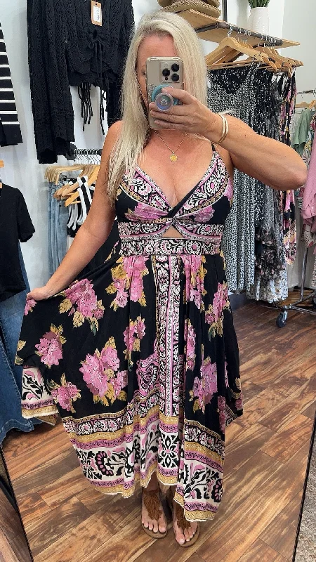 Georgia maxi dress Trendy Maxi Dress with Lace