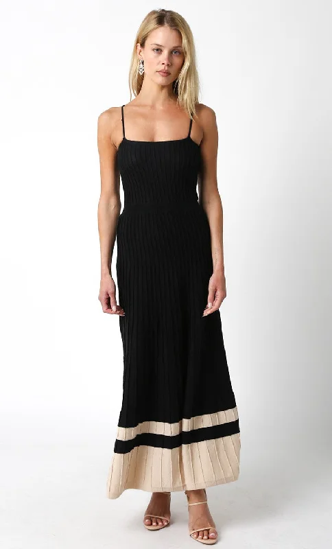 Kenzie Ribbed Sleeveless Maxi Dress Fashionable High-Waist Maxi Dress