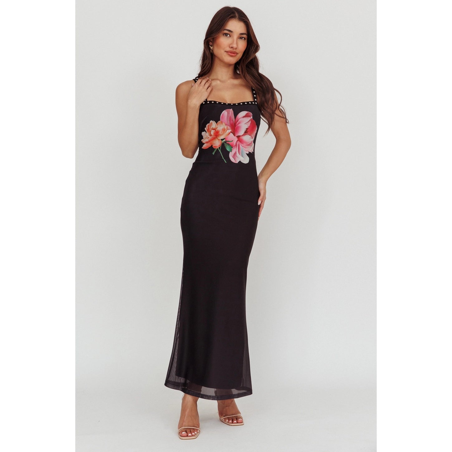 Padma Maxi Dress Elegant Pleated Maxi Dress