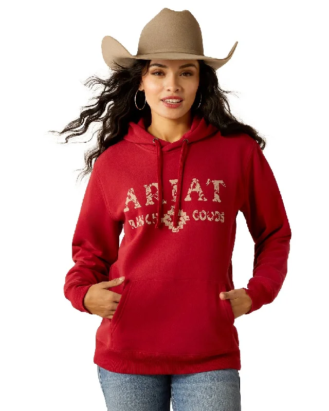 Ariat Womens Ranch Goods Hoodie Hoodie with Pattern Geometric Abstract