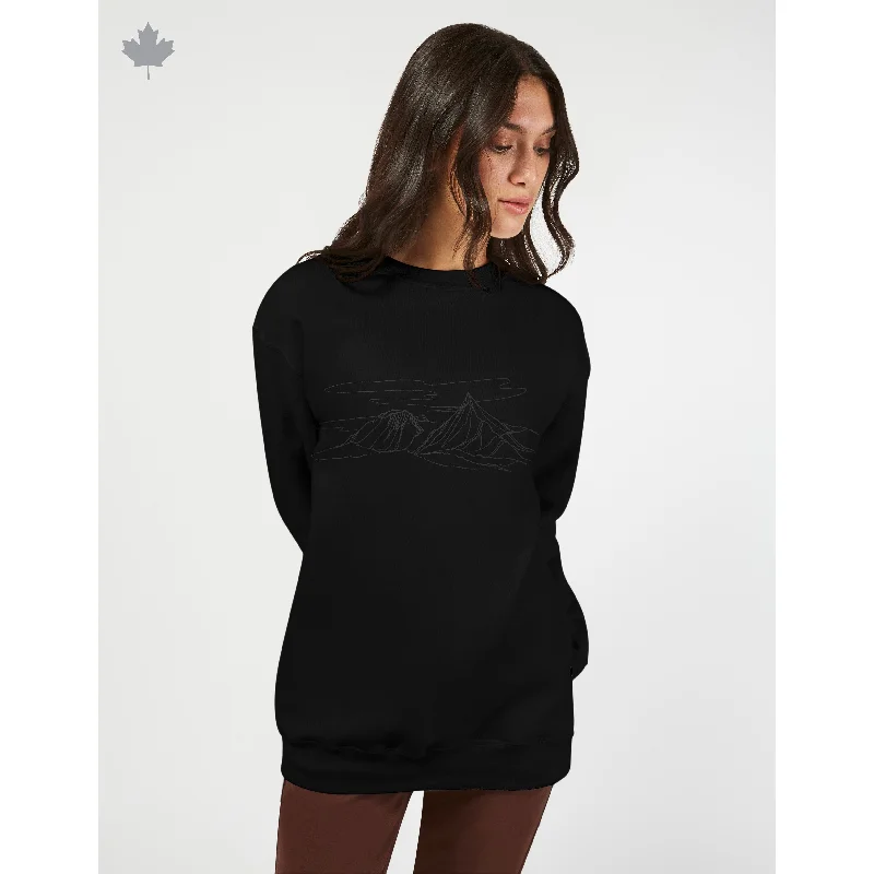 GARIBALDI LONG SWEATSHIRT Hoodie with Elastic Cuffs Stretchable Comfortable