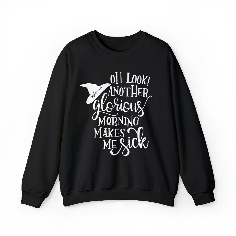 Hazel Blues® | Glorious Morning Graphic Crewneck Sweatshirt Hoodie with Hem Elastic Stretchable Comfortable Hazel Blues® | Glorious Morning Graphic Crewneck Sweatshirt Hoodie with Hem Elastic Stretchable Comfortable