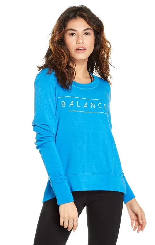 good hYOUman Jules Balance Open Back Sweatshirt 127176 Hoodie with Hem Drawcord Adjustable Customizable